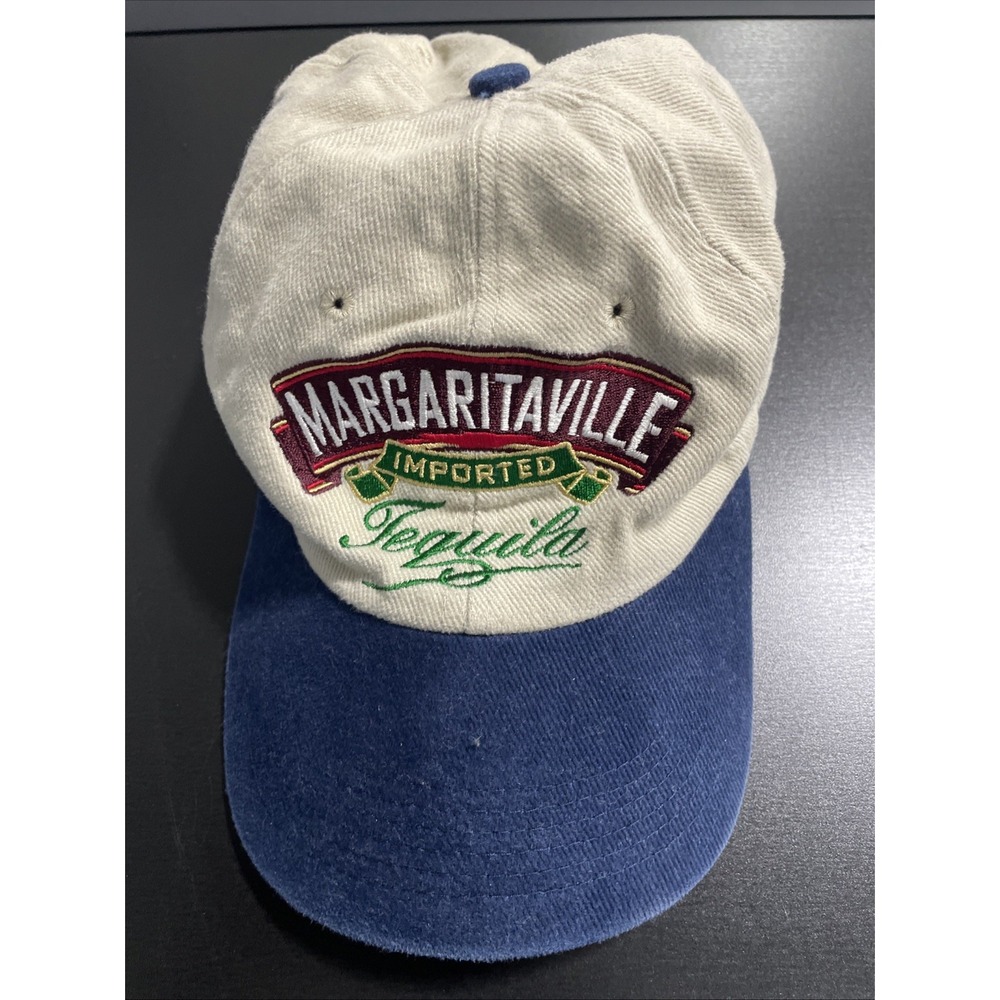 Vintage Margaritaville Imported Tequila Blue/Tan Baseball Hat Jimmy Buffet